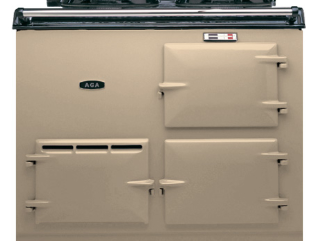 2 OVEN TRADITIONAL IN CREAM ENAMEL