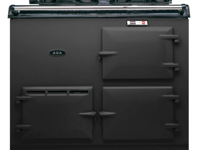 2 OVEN DELUXE PEWTER ENAMEL