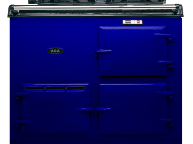 2 OVEN DELUXE OXFORD BLUE ENAMEL