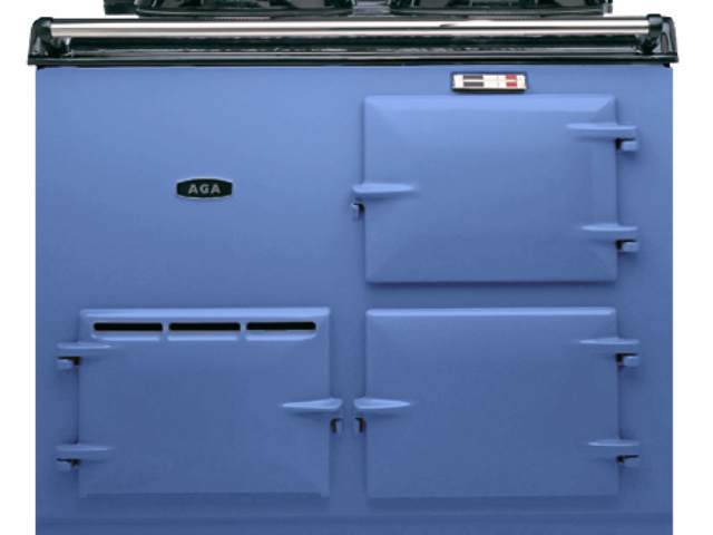 2 OVEN DELUXE WEGEWOOD BLUE ENAMEL