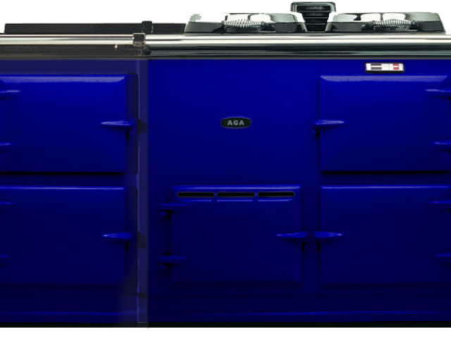 4 OVEN DELUXE OXFORD BLUE ENAMEL