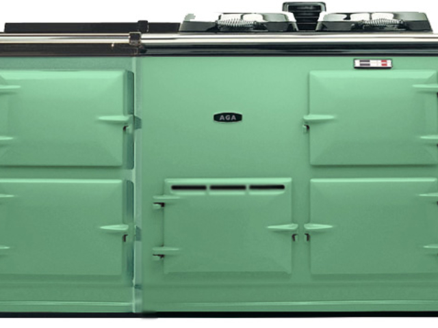 4 OVEN DELUXE PISTACHIO ENAMEL