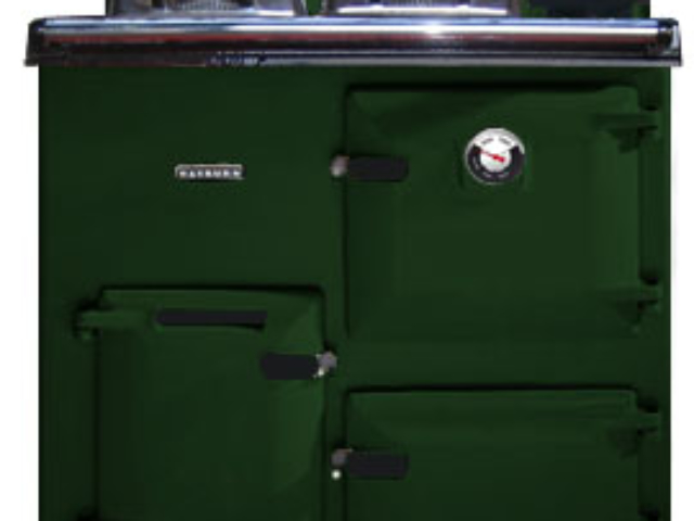 ROYAL OIL & 13 AMP ELECTRIC IN BRITISH RACING GREEN ENAMEL