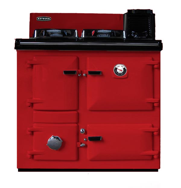 ROYAL SOLID FUEL IN POST BOX RED ENAMEL
